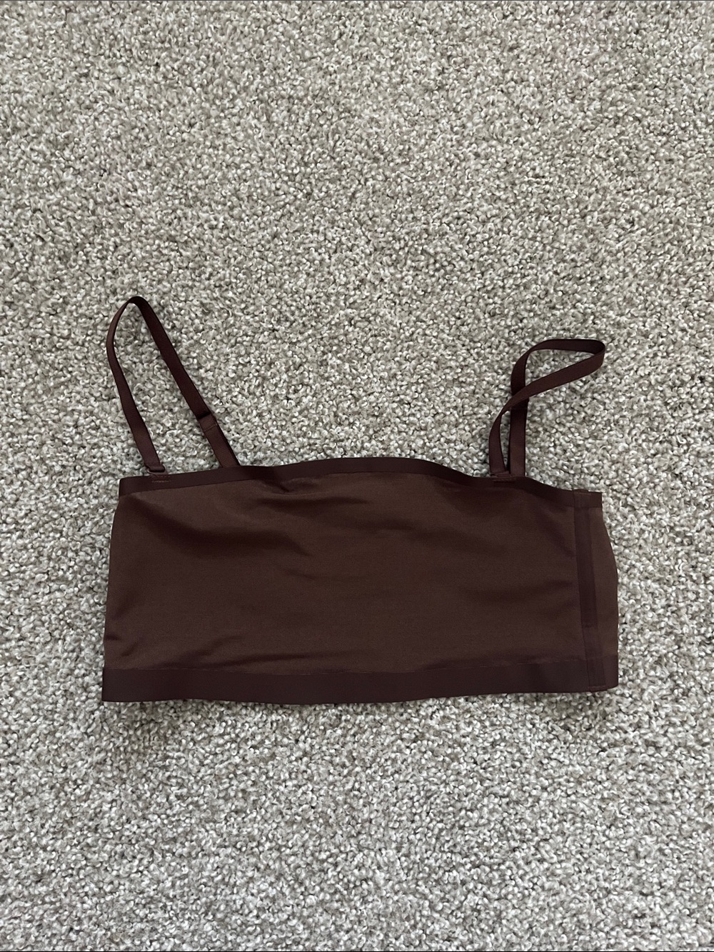SKIMS Brown Sheer Sculpt Top Size XS/S